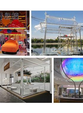 景区商场亚克力装饰雕塑摆件|楼盘商场活动主题有机玻璃工艺品