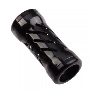 握渔线轮柱形小恶魔不锈钢镂空改装丸d/s通用型水滴轮金属轮