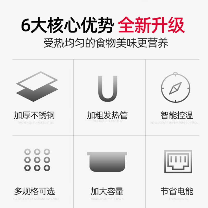商用保温台不锈钢汤池自助摆摊快餐车电加热立式燃气保温售饭台