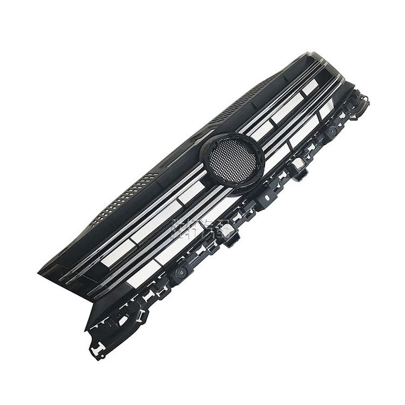 热销适用大众13-17款途面罩前脸中网保险杠进气通风网电镀格栅观