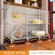 猫笼子家用带厕所自由空间别墅猫屋室内猫舍二层折叠猫窝收纳柜子