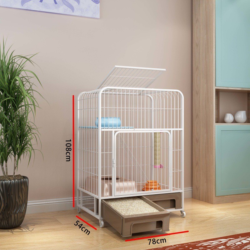猫笼子带厕所一体家用室内超大自由空间猫窝二层三层四层猫别墅