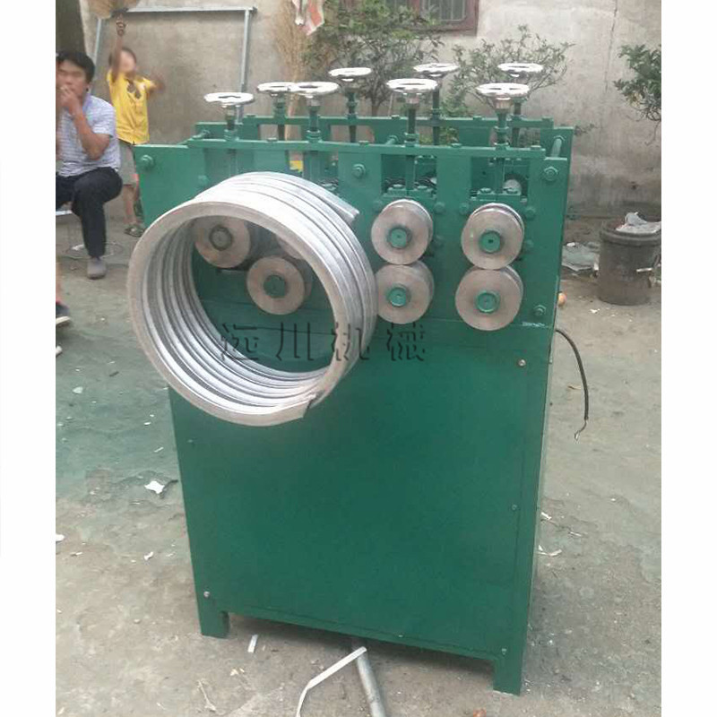 热销电动三轴卷圆机蔬菜大棚弯管机圆管方管螺旋打圈机钢管盘圆机