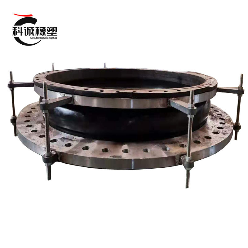 大翻边橡胶补偿器电厂脱硫全包围橡胶软接头防拉脱dn2000加工