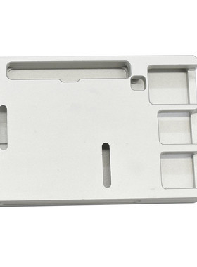 热销树莓派4b铝合金外壳raspberrypi4铝合金cnc散热代盒子