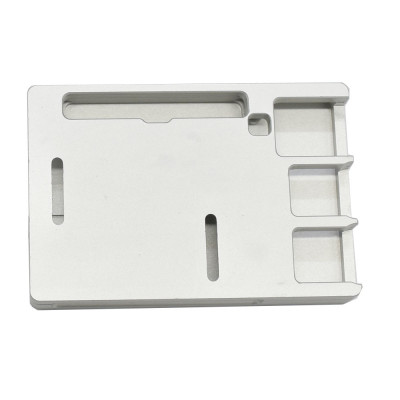 热销树莓派4b铝合金外壳raspberrypi4铝合金cnc散热代盒子