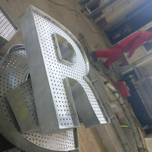 壳供应霓虹灯不锈钢立体字发光铝厂家字烤漆门牌标识标牌制作