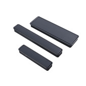 锌合金小暗扣巴士暗拉手 现代简约橱柜衣柜白色嵌入式 意款 式