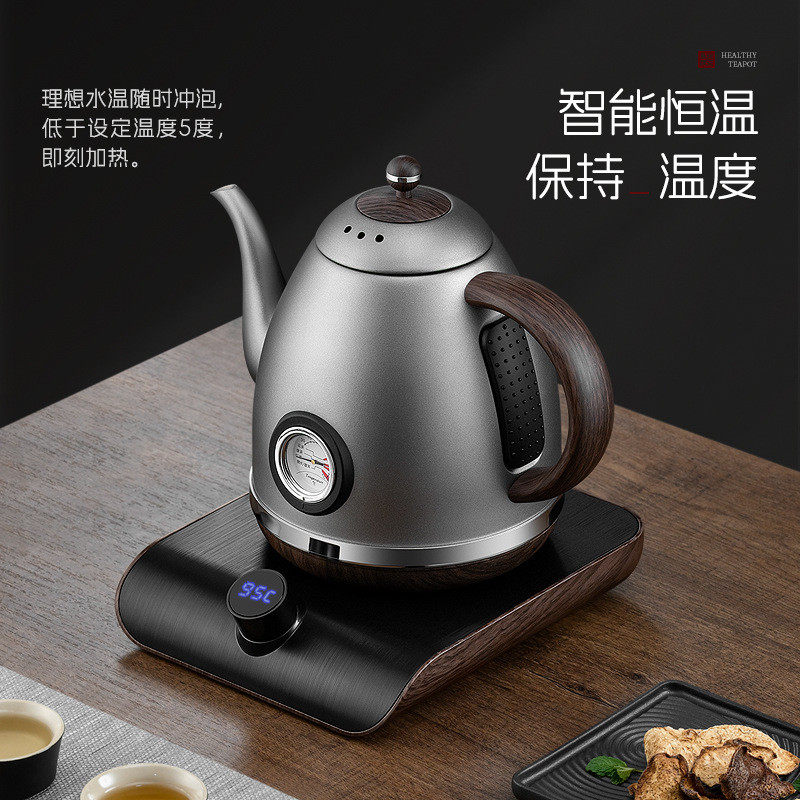 纯钛电烧水壶焖泡煮茶壶自动烧水壶智能数显水壶抑菌保鲜商务水壶,厨房电器,电热水壶,淘宝优惠券,粉丝福利购,淘宝优惠卷
