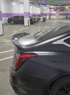 热销psm凯迪拉克ct4尾翼改装小压翼定风翼免打孔无损安装适用于款