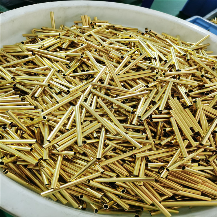 黄铜管铜管铜管h62空心薄壁h65黄铜毛细管精密切割折弯