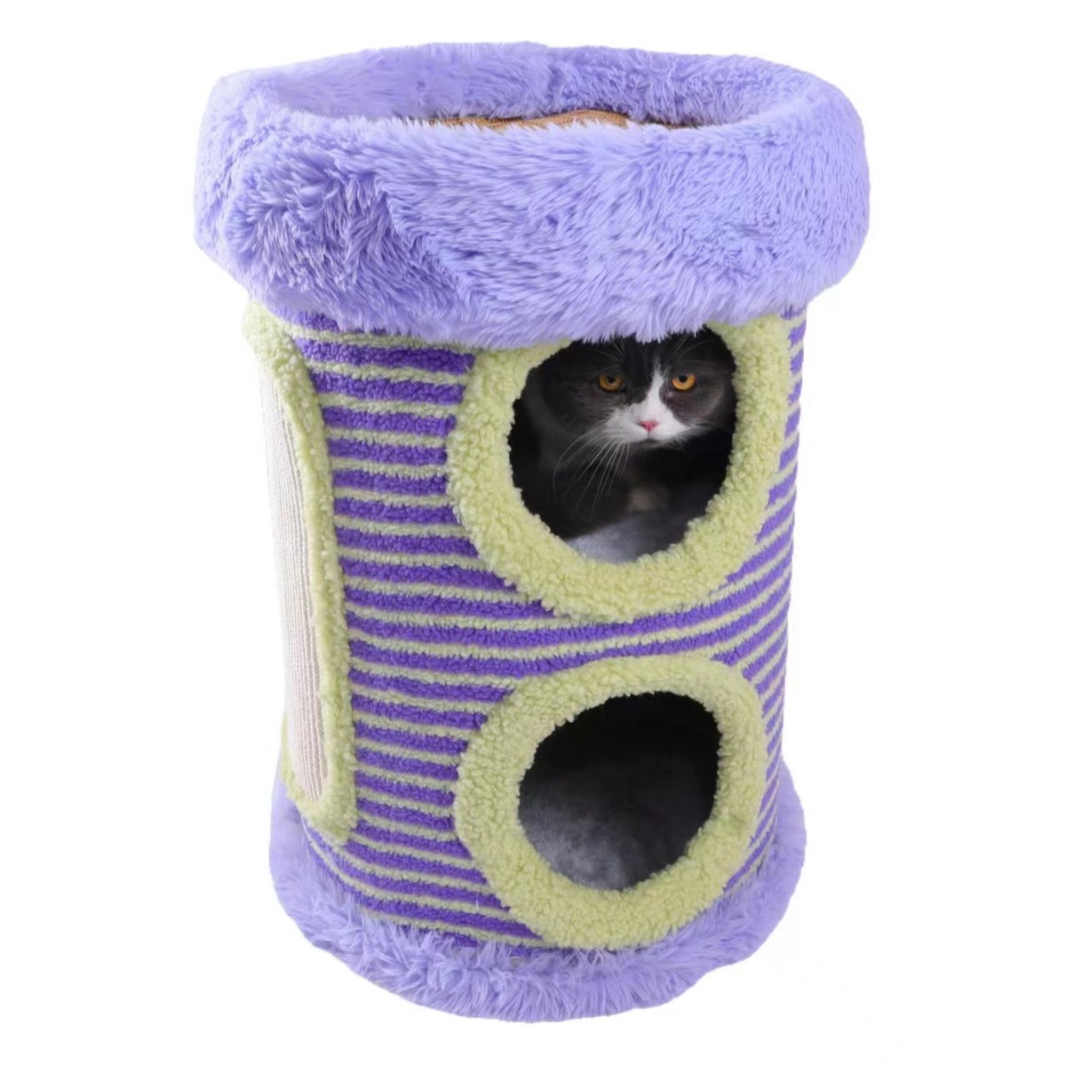 双层猫窝四季保暖大号上下铺多层二合一耐磨猫抓板宠物窝四季通用