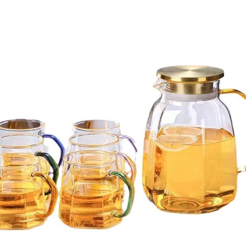 泡茶壶高硼硅玻璃壶家用茶具三套杯玻璃茶壶家用耐热茶具
