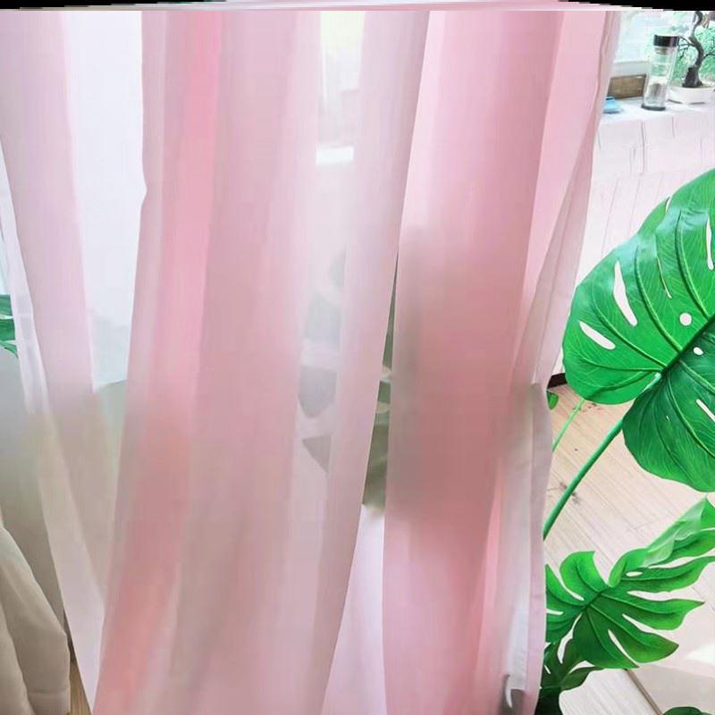 服装店窗纱梦幻帘服装店法式绷纱窗帘蕾丝背景试衣间简约客厅