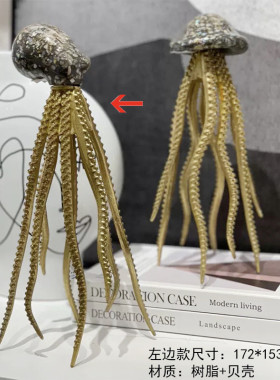 美创意人物动物树脂摆件样板房售楼处桌面书柜书饰品家具展厅摆设