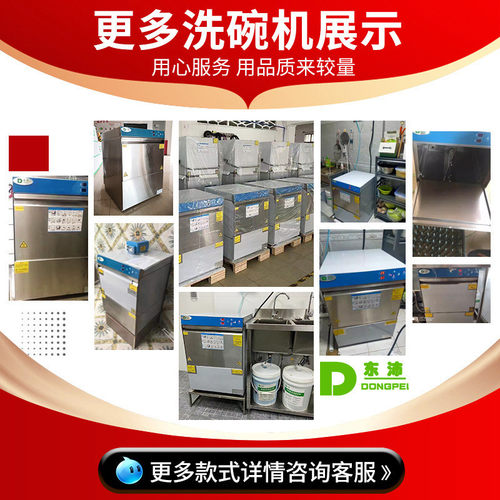 东沛全自动台杯洗碗机商用餐厅食堂酒吧不锈钢小型洗下式机洗碗机