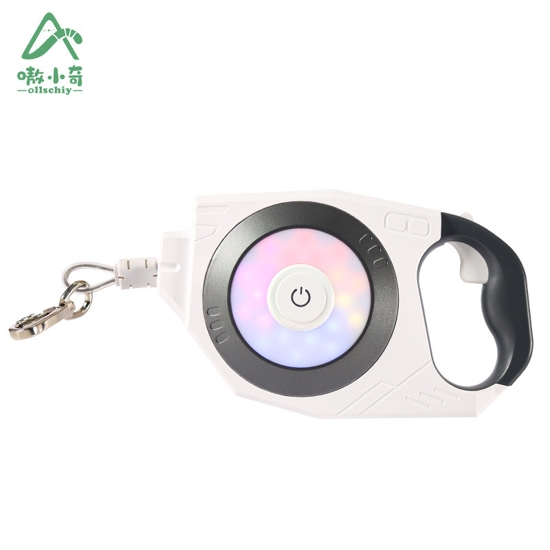 新款led灯牵引绳自动伸缩狗绳户外炫酷牵狗绳狗狗宠物用品