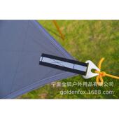 金狐品质户外野营黑胶天幕遮阳天幕户外天幕超大露营帐篷天幕