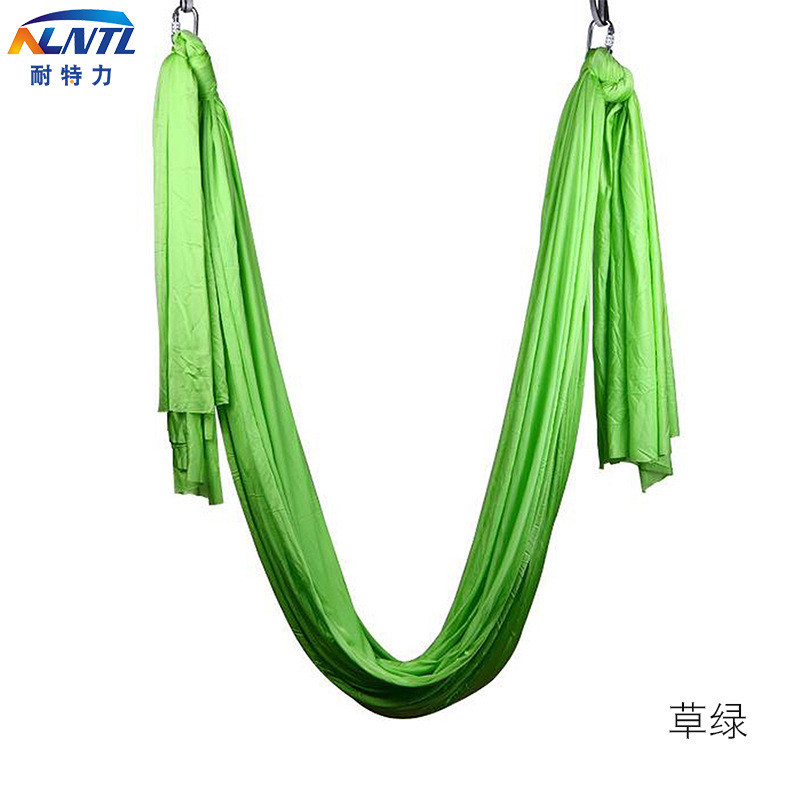 耐特力室内空中瑜伽吊床家用套装盘固定微弹力彩色伸展带瑜伽馆用