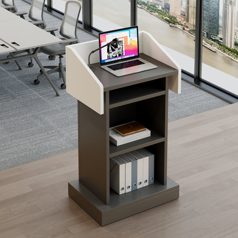 演讲台发言台司仪台讲桌简约现代会议室迎宾台接待台咨客台主持台