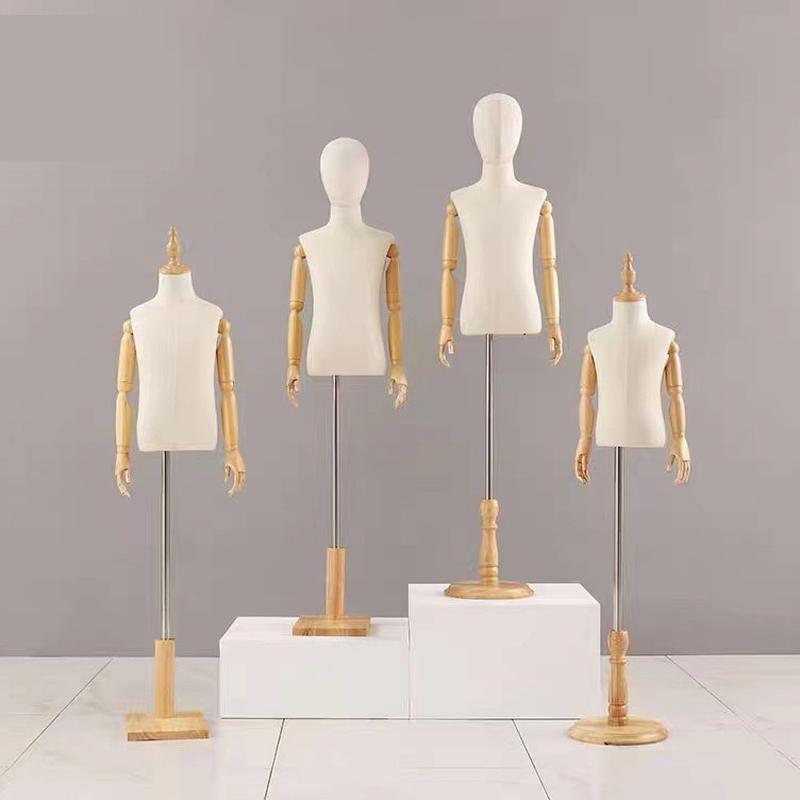 儿童模特道具全身模特架服装店橱窗童装小孩拍摄衣架半身带头假人