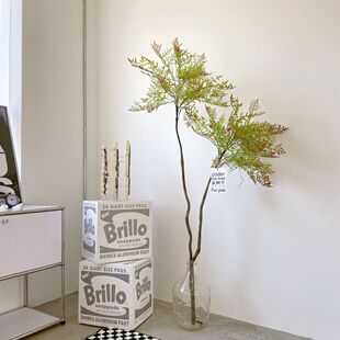 假夏家北欧ins仿真植物富贵南天竹楼绿植盆景网红室内装饰马醉木