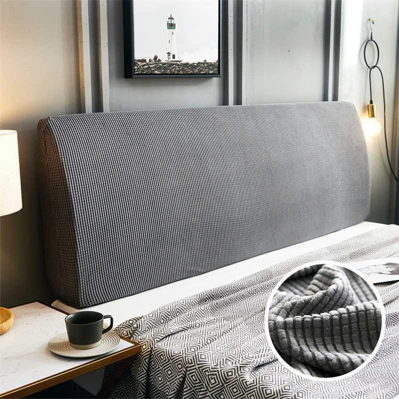 全包玉米粒加厚简约现代床头套罩防尘罩1.5米1.8米通用床靠背罩子