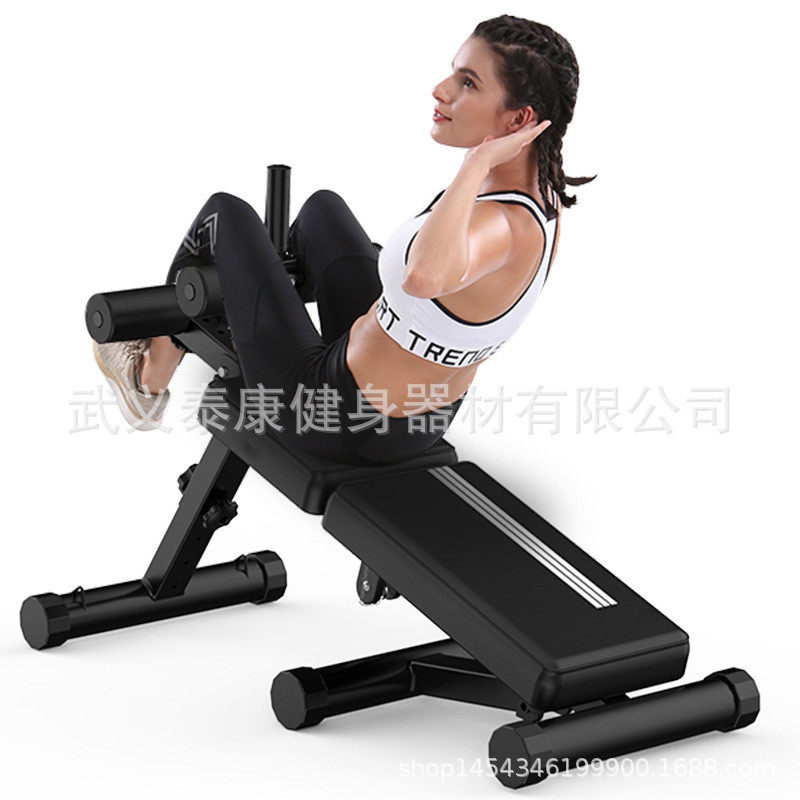 多功能椅子可折叠家用仰卧起坐运动器材健身哑铃凳飞鸟平板健身器