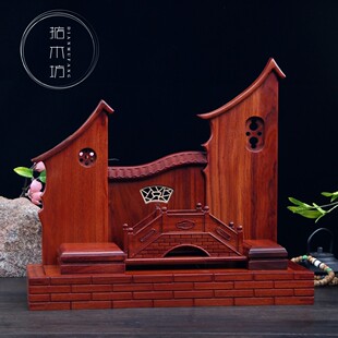 玉佩架首饰道具吊玉架珠宝展示架玉器挂架项链手串念珠红木摆件