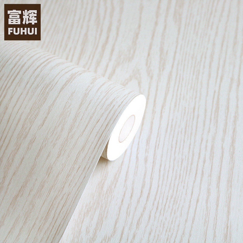韩版加厚木纹贴纸自粘家具翻新贴膜密度板pvc墙纸铝小卷定制
