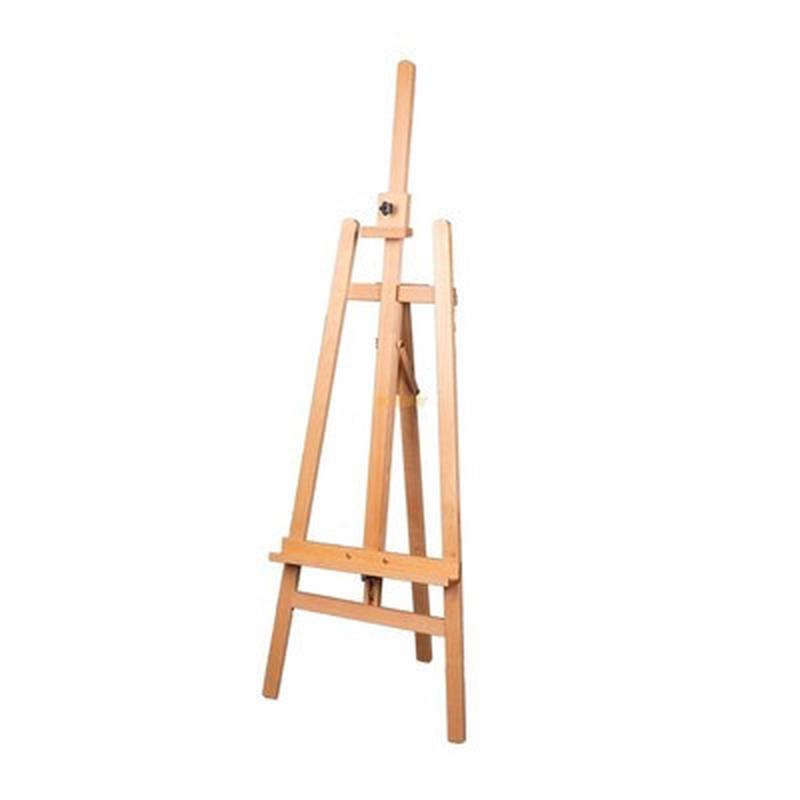 儿童榉木画架榉木美术生专用抽屉画架展示架折叠儿童便携成人写生