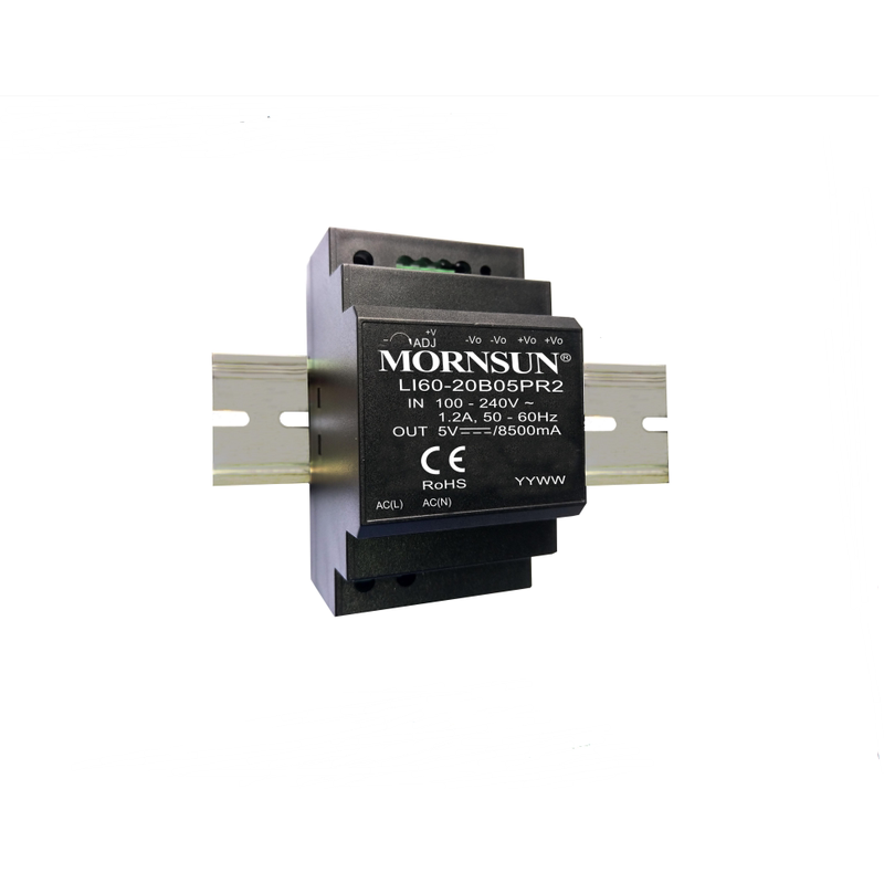 LI60-20B24PR2金升阳AC-DC导轨式电源220V转24V/2.5A全新原装现货