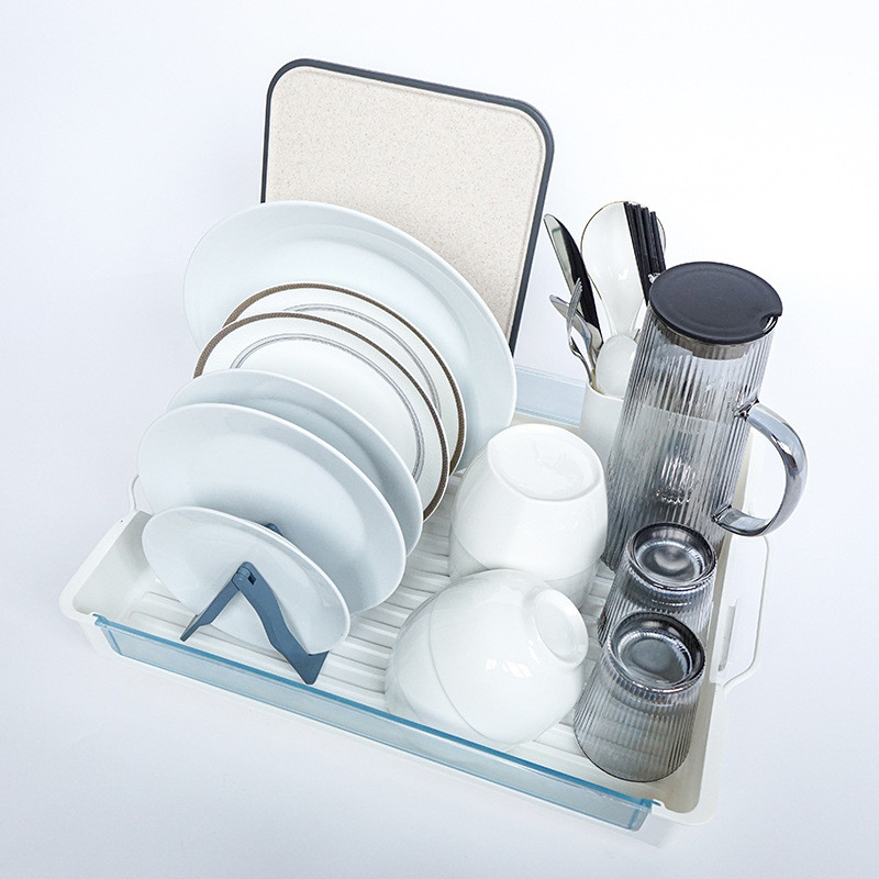厂家生产家用碗碟收纳架碗盘置物架厨房台面沥水碗筷餐具柜塑料放