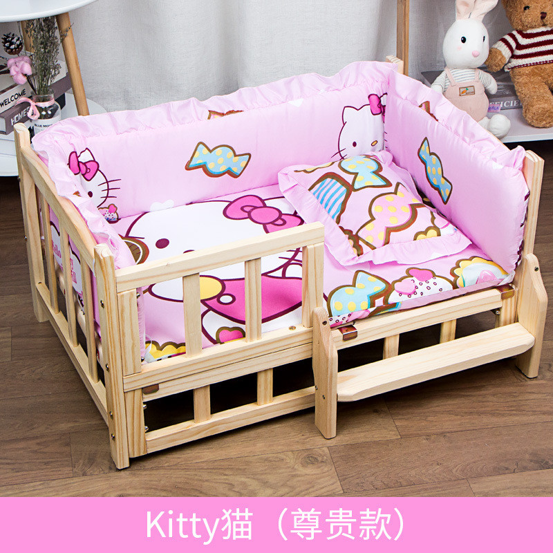 批发狗床实木狗窝夏天质可拆洗小型中型大型犬泰迪金毛宠物床