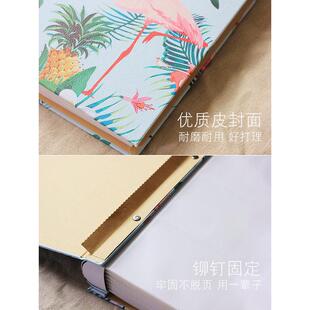 a5l5寸相册700张皮面影集简约个性插韩版家庭宝宝过塑照片纪念册
