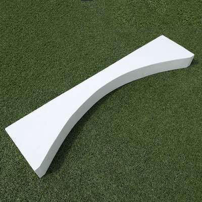 厂家供应纯实木铅球抵趾板 一体无拼装铅球抵趾板