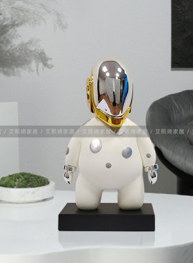 热销简约现代外星人软装售楼处客厅玄关桌艺术摆件抽象人物雕塑饰