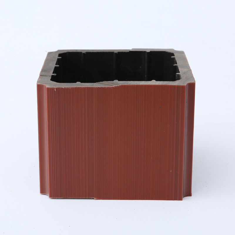 江苏120x120共挤塑木批发防潮防腐公园塑木柱状板户外地板方柱