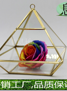 促销18005a包邮!工厂直销焊锡微景观几何多肉植物玻璃花房