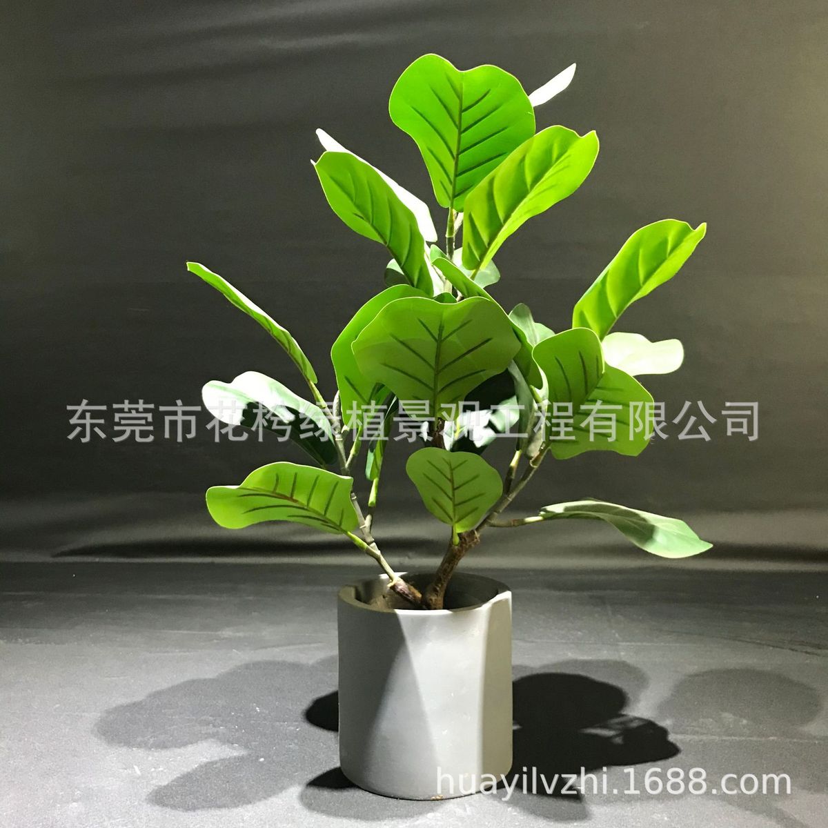 琴叶榕仿真植物盆栽可拆装分体家居客厅办公室绿植摆件批发厂家