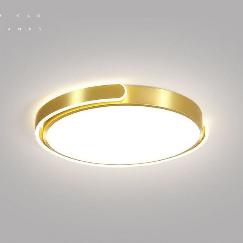 超薄广东房间灯圆形吸顶灯主卧简约现代卧室灯中山灯具客厅吸顶灯