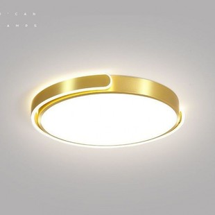 超薄广东房间灯圆形吸顶灯主卧简约现代卧室灯中山灯具客厅吸顶灯