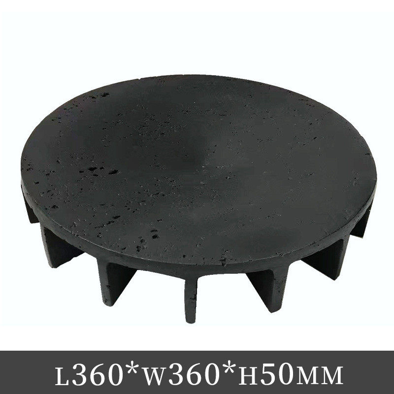 果盘侘寂风仿洞石底座桌面饰品收纳托盘轻奢民宿摆件样板房酒店,家居饰品,装饰摆件,淘宝优惠券,粉丝福利购,淘宝优惠卷