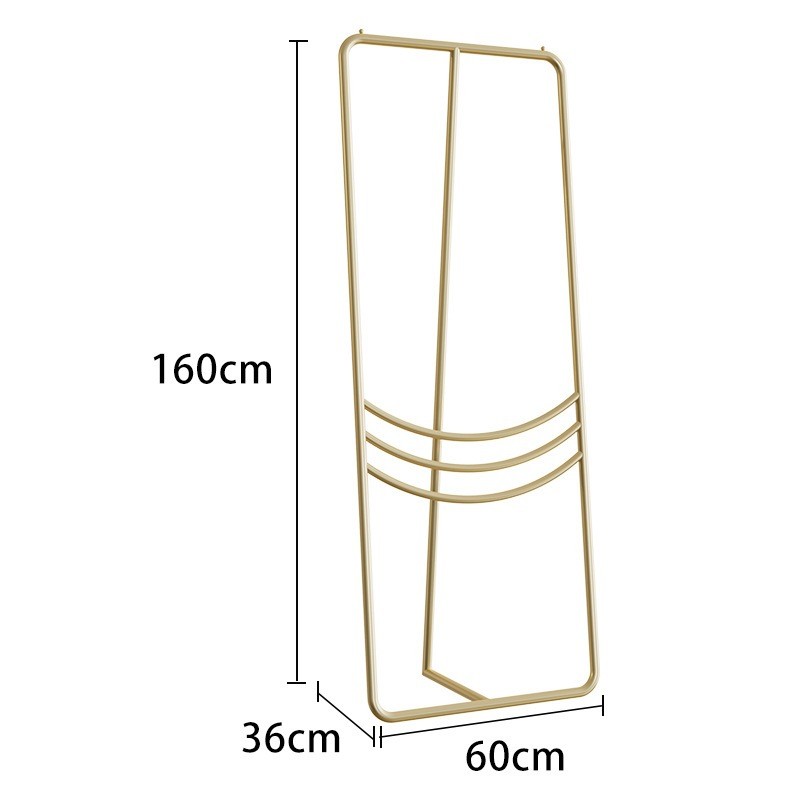 卧室设计家用立式落地挂衣架衣帽架款卧室置衣架简约客厅收纳衣架