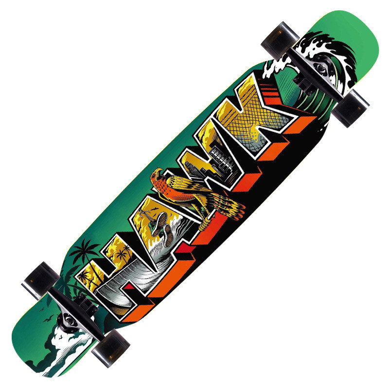 42寸枫公路滑板巡洋舰四轮滑板中国长板舞板longboard