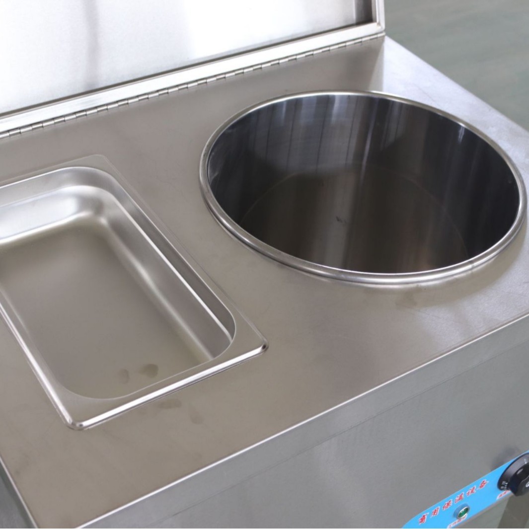 商用加饭台不锈钢快餐店打饭米饭台保温台加饭车保温台汤粥车