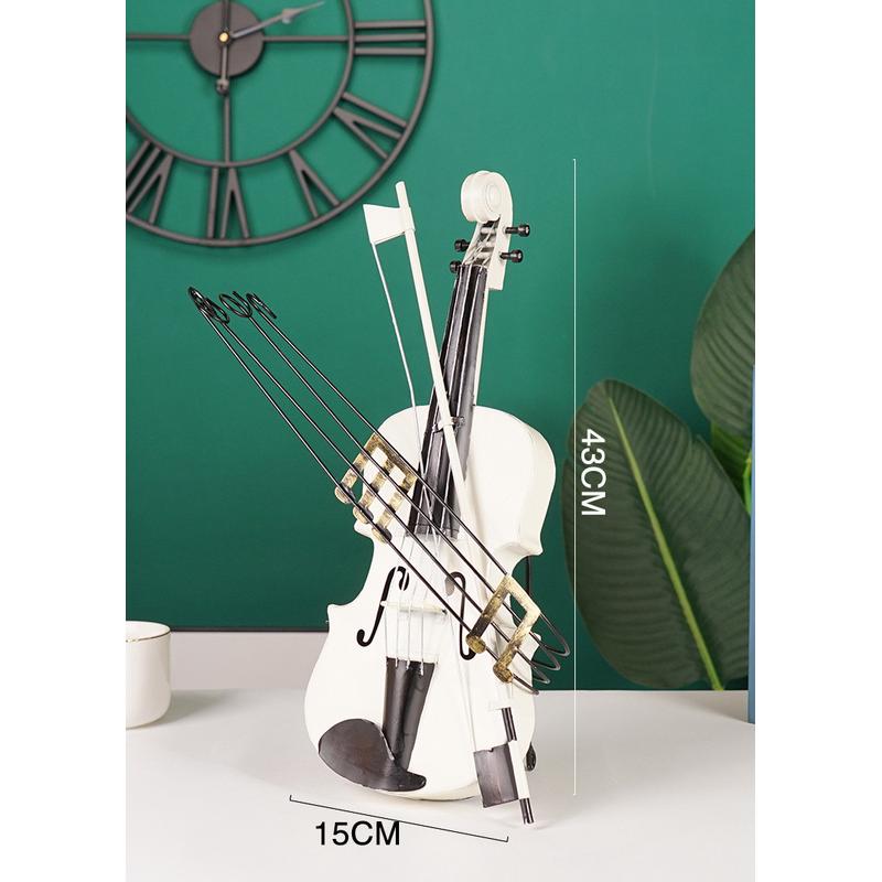摆件模型小提琴乐器音乐教室布置琴行装饰品书柜物件摆设桌面摆饰