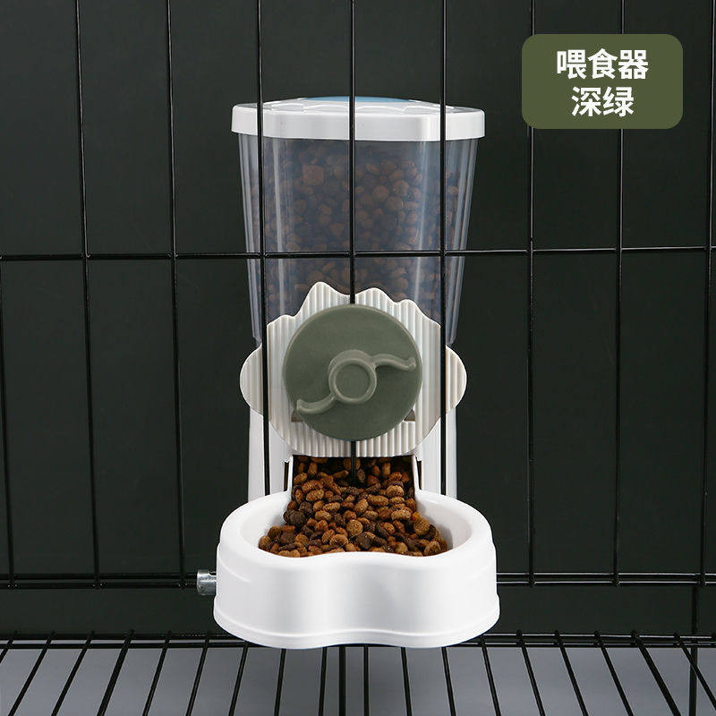 壁挂式自动喂食器喵咪悬挂式饮水机自动补给粮食食具狗狗宠物挂笼