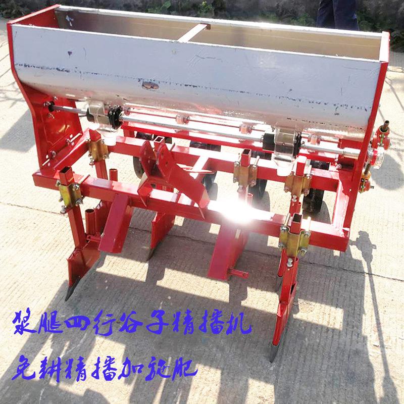 热销四轮车带谷子播种机黍子高粱精播机芹菜油菜娃娃菜菠菜播种机