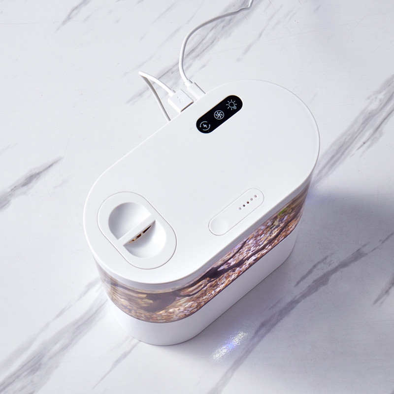 客厅家用小迷你中型生态创意水族箱一键换水懒人自循环鱼缸